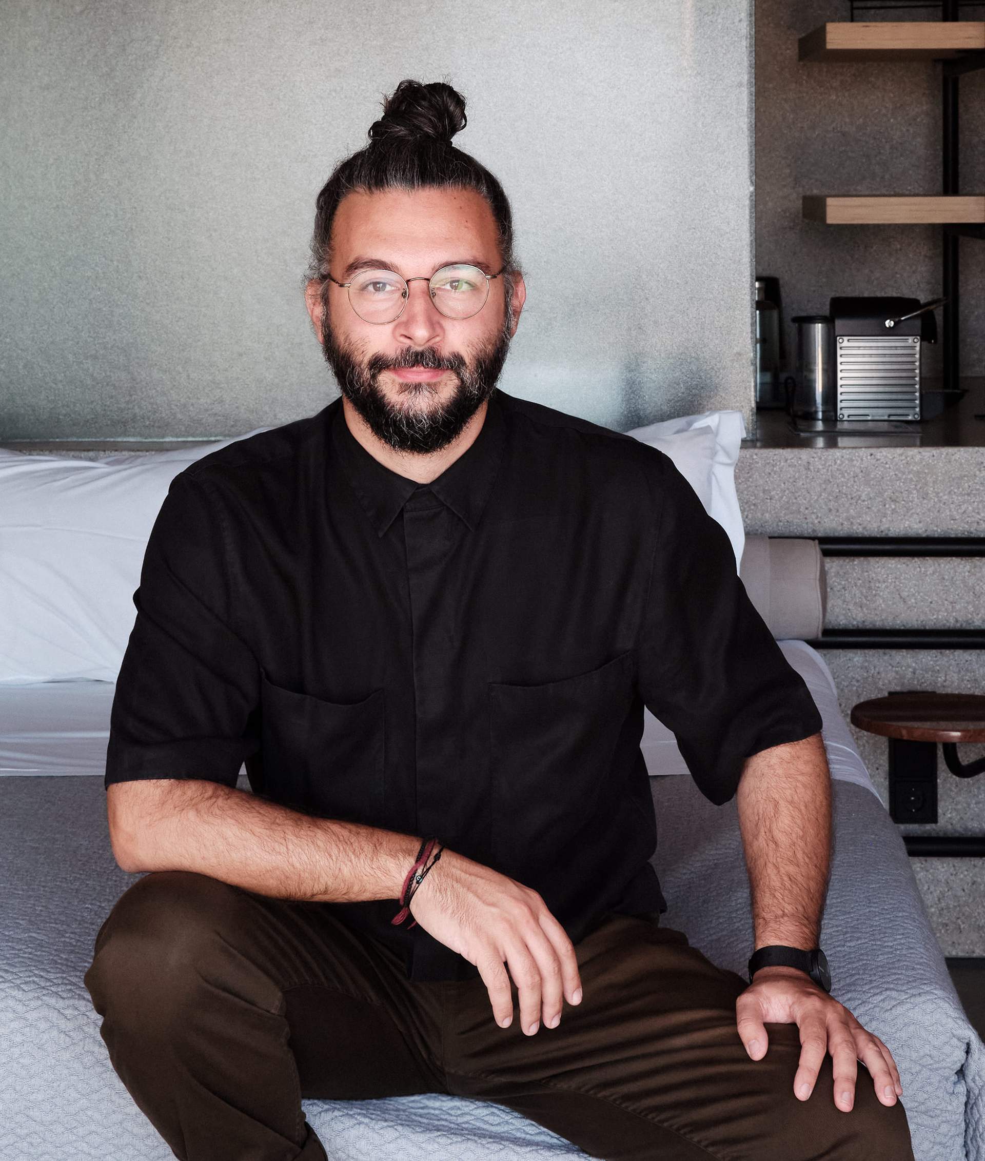 Featured visionary in an elegant interior setting